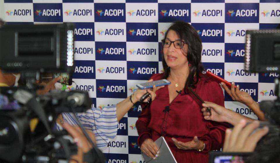 Rosmery Qintero, presidenta de la Asociación Colombiana de Micro, Pequeñas y Medianas Empresas (Acopi). Foto: Acopi.