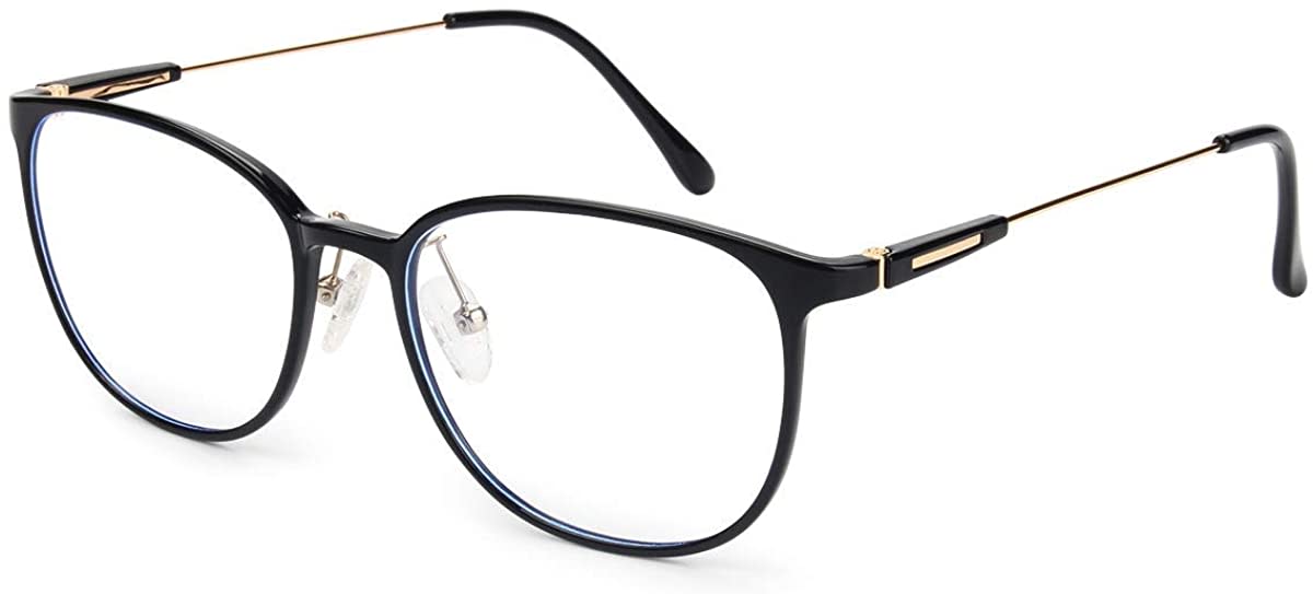 Livho blue light glasses in black and gold