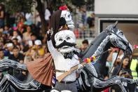 <p>CIUDAD DE MÉXICO Traditions/Tradiciones-Día de Muertos.- Aspectos del Desfile del Día de Muertos, 28 de octubre de 2017. Foto: Agencia EL UNIVERSAL/Irvin Olivares/JMA </p>