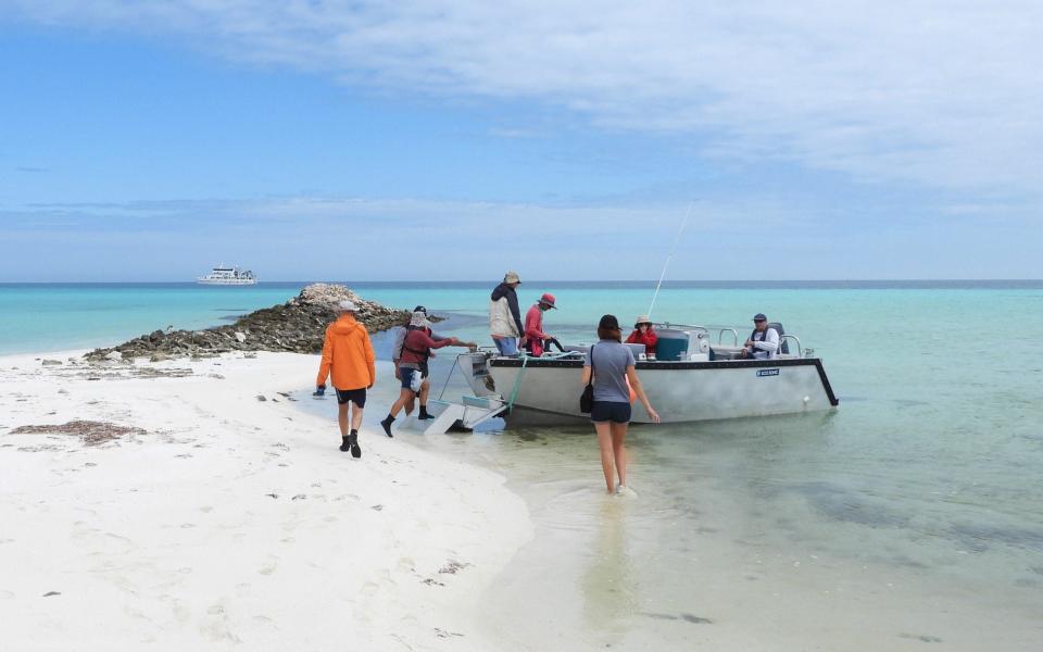 Tourists can get involved in fishing for their dinner