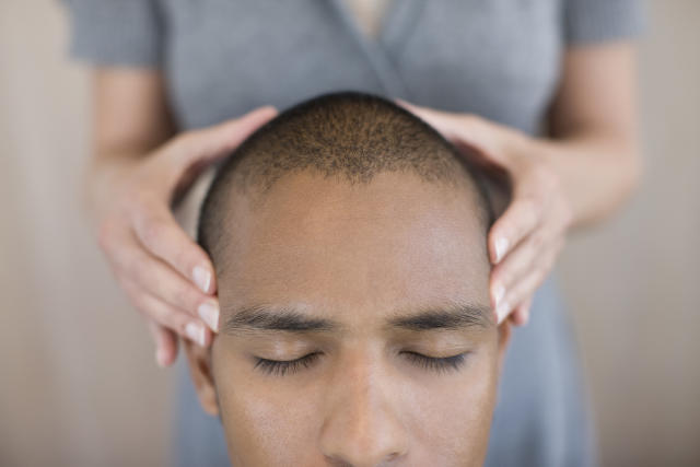 Head massages help &#39;quieten&#39; the brain