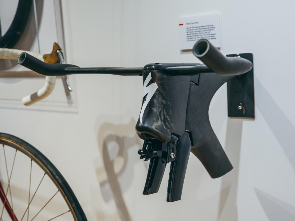 Inside the museum at Specialized HQ