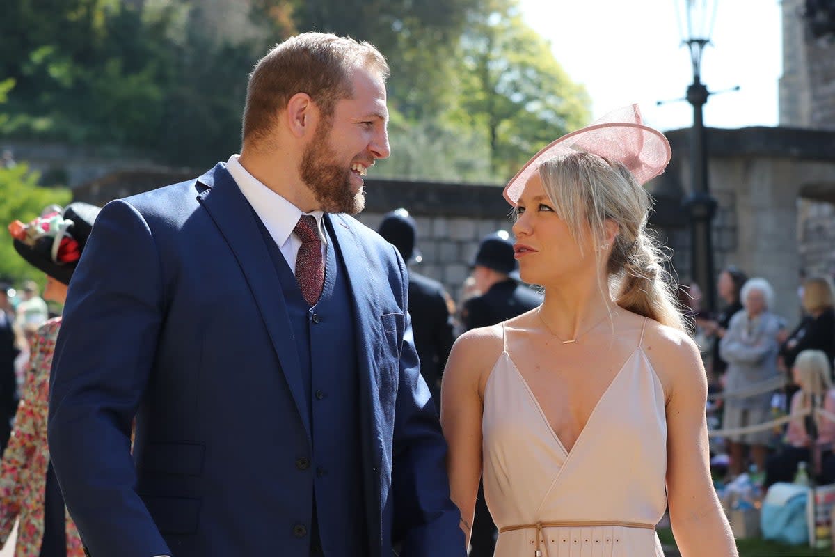 James Haskell and Chloe Madeley  (Gareth Fuller/PA Archive)