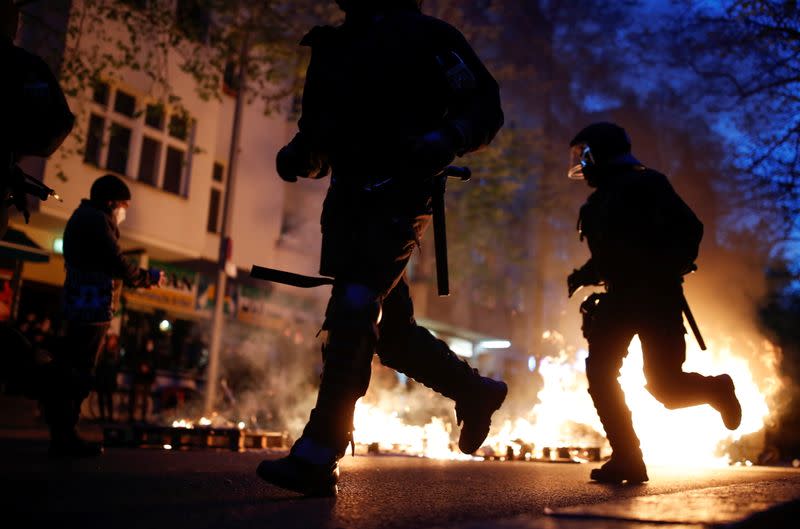 May Day demonstration in Berlin