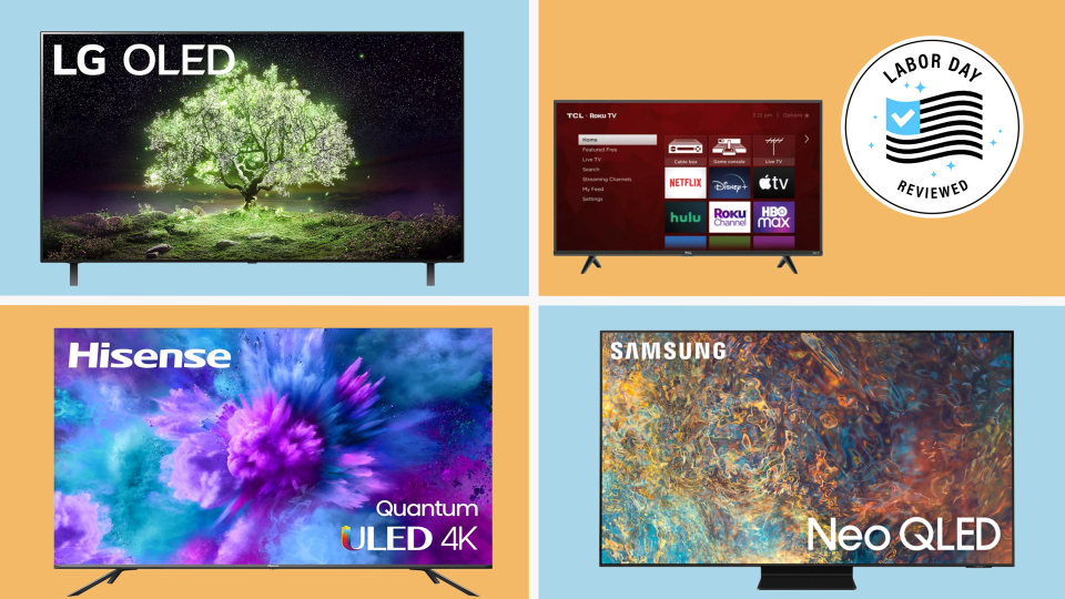 Stream in style with these great markdowns on TVs from Hisense, LG, TCL and Samsung for Labor Day.