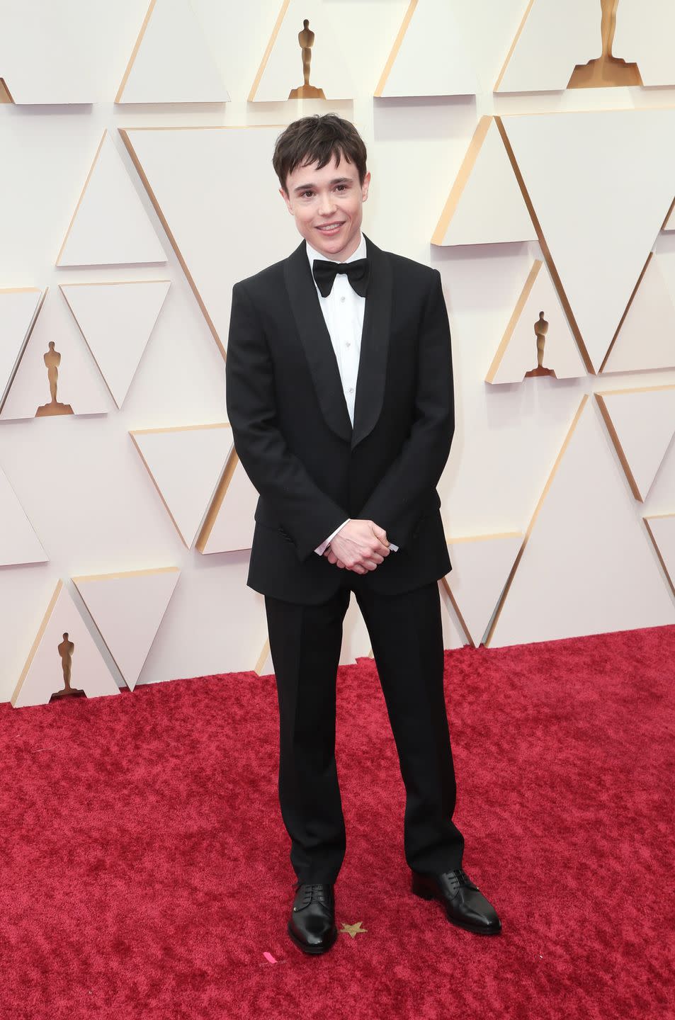 elliot page, oscars 2022 red carpet