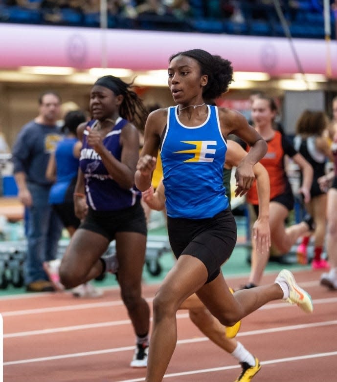 Amelia Benjamin of Ellenville is an accomplished sprinter and the No. 2 ranked high jumper in New York state.