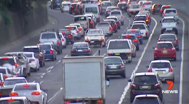 Tolls are costing some Sydney drivers up to $10,000 a year. Source: 7 News