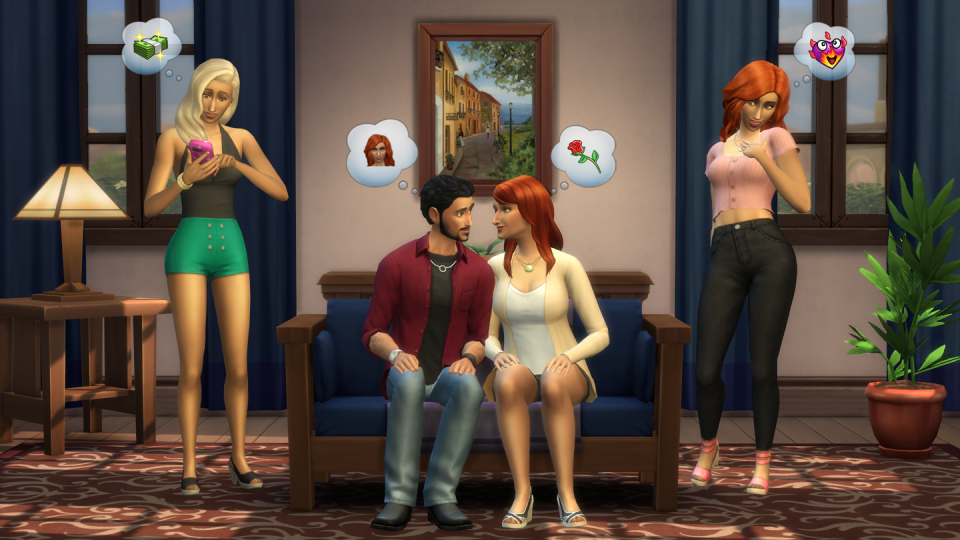 the sims 4, caliente family