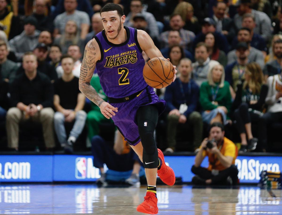 Lonzo Ball Shoes -- On the Court