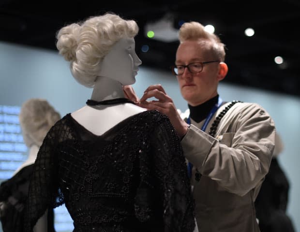 A Costume Institute conservator at the Metropolitan Museum of Art.