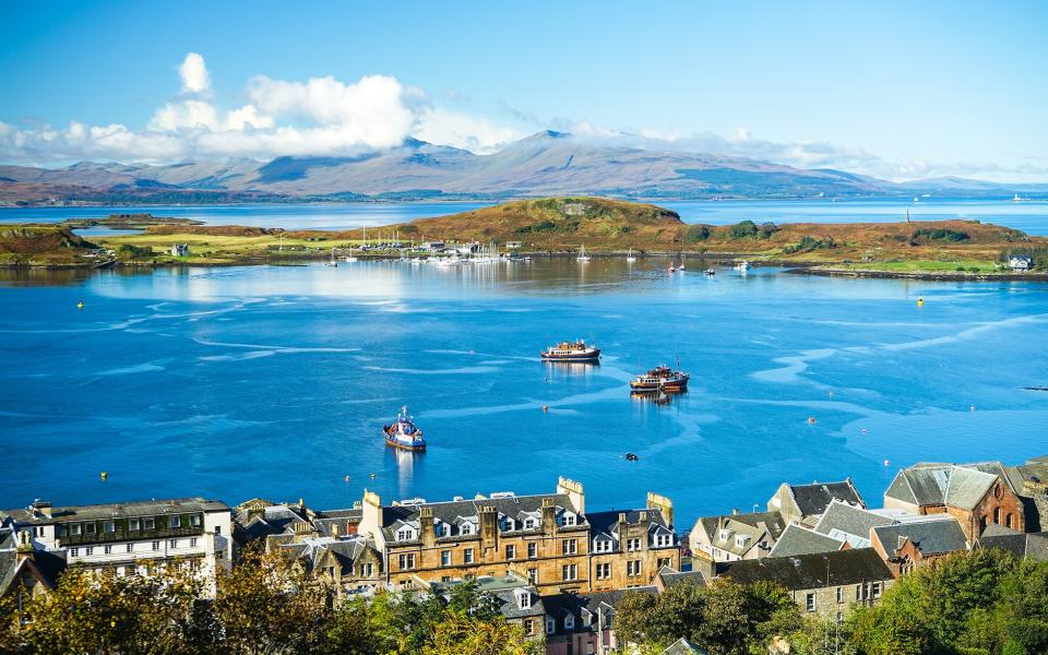 Oban, on Scotland's west coast, is among the ports of call on Hurtigruten's British voyages - GETTY