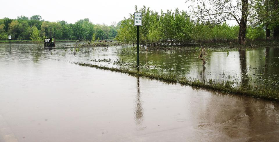 Recent flooding at Ledges State Park has forced closures of Canyon Drive and Lower Ledges Road.