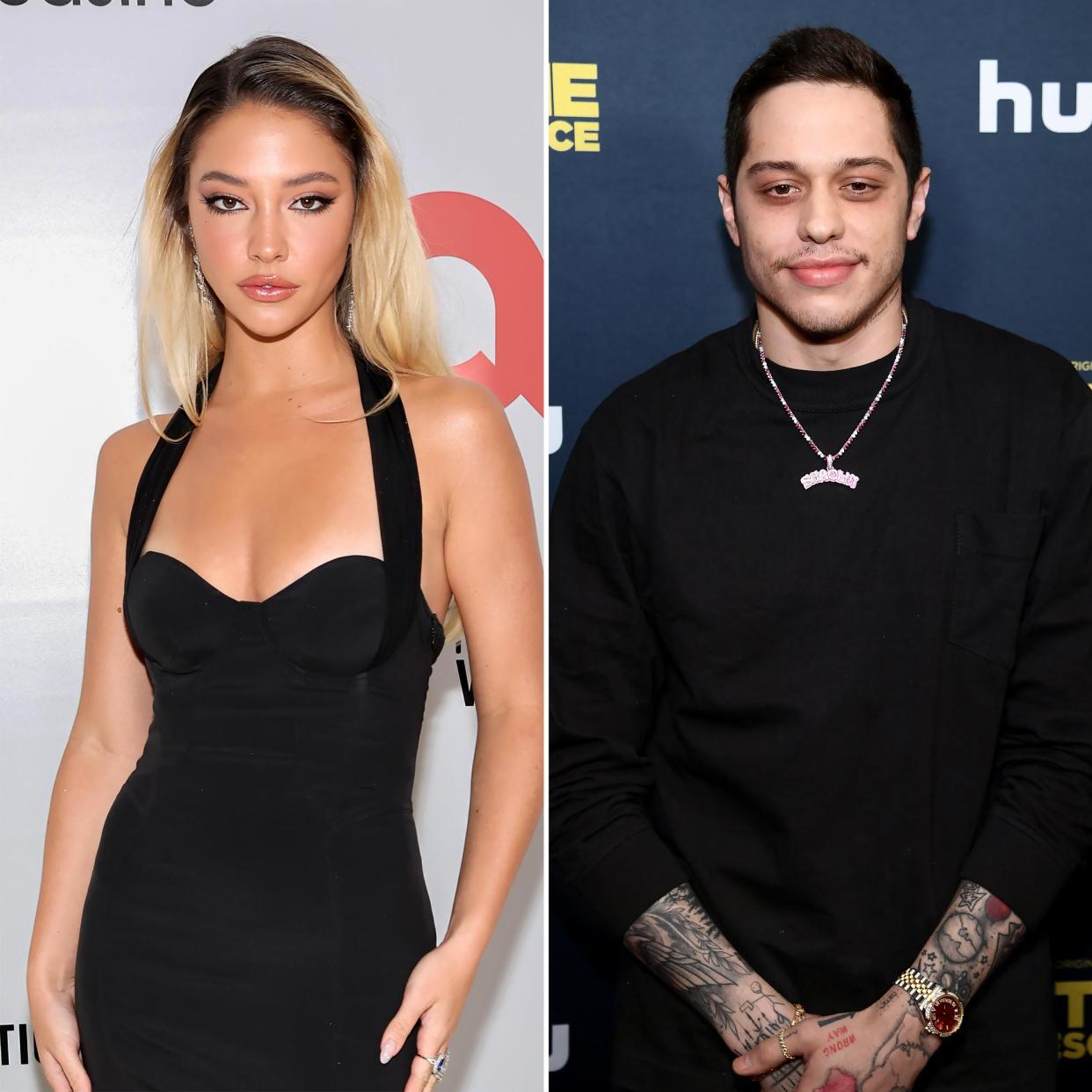 Madelyn Cline Is by Boyfriend Pete Davidson's Side as They Leave His Comedy Show in Philadelphia