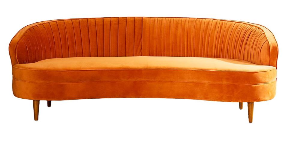 17) Camila Velvet Sofa