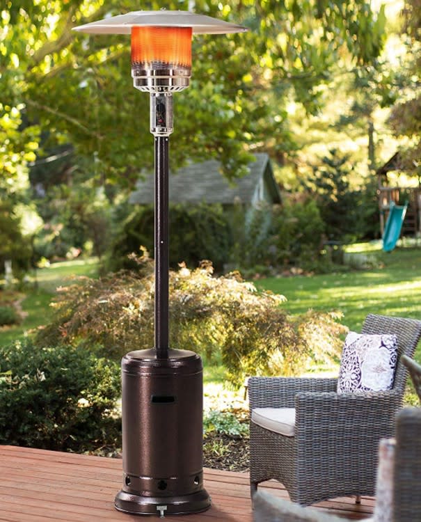 Sunjoy Lawrence Floor-Standing Patio Heater. (Photo: Amazon)