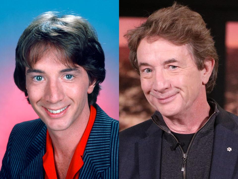 martin short then and now