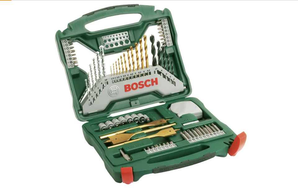 Bosch 70tlg. X-Line Titanium Bohrer und Schrauber Set (Holz, Stein und Metall, Zubehör Bohrmaschine)