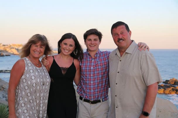 PHOTO: Nathan and Sylvia Harrell of Kansas City, Mo., pose with their children, Chad and Melanie, in an undated family photo. (Courtesy Nathan and Sylvia Harrell)