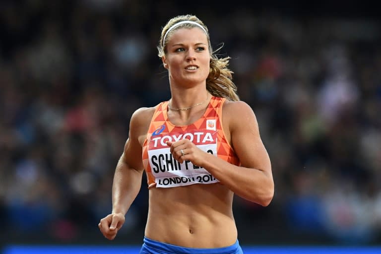 Netherland's Dafne Schippers wins the Women's 200m heat one during