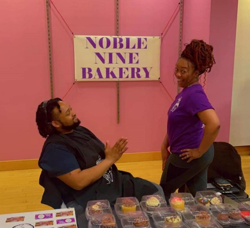 Fontraz’e and Imani Wheaton are the owners of Noble Nine Bakery, which has been operating as a pop-up business for the past three years. They’re about to open their first brick-and-mortar store. Courtesy photo