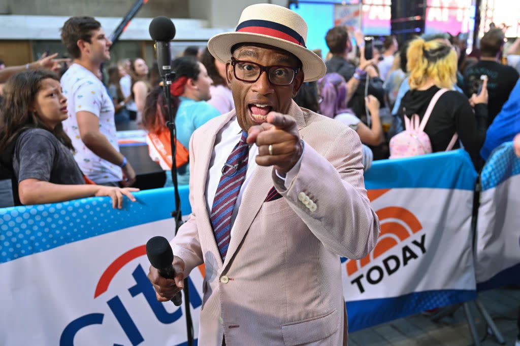 A candid photograph of NBC 'Today' show anchor and weather forecaster Al Roker