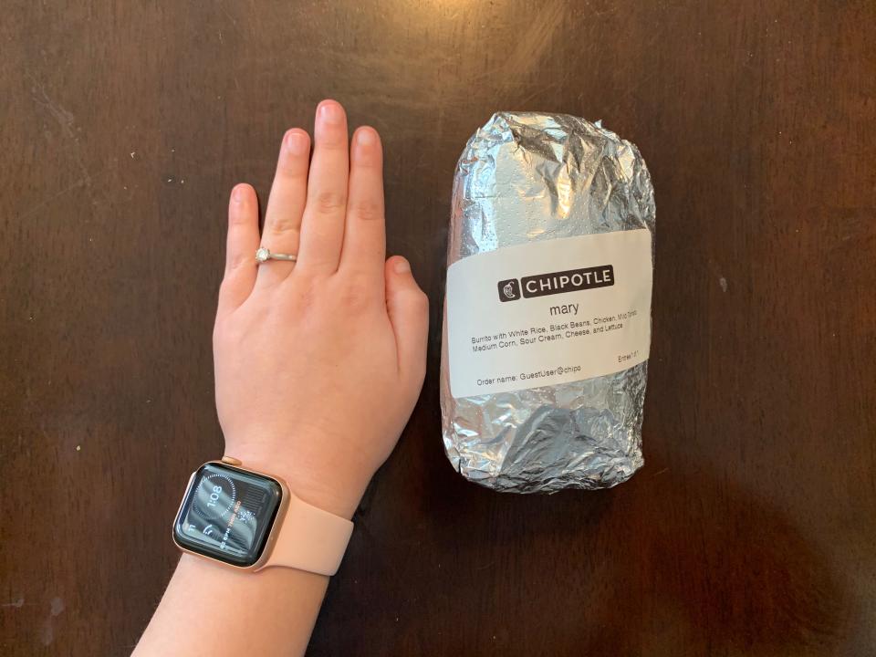 Chipotle tiny burrito