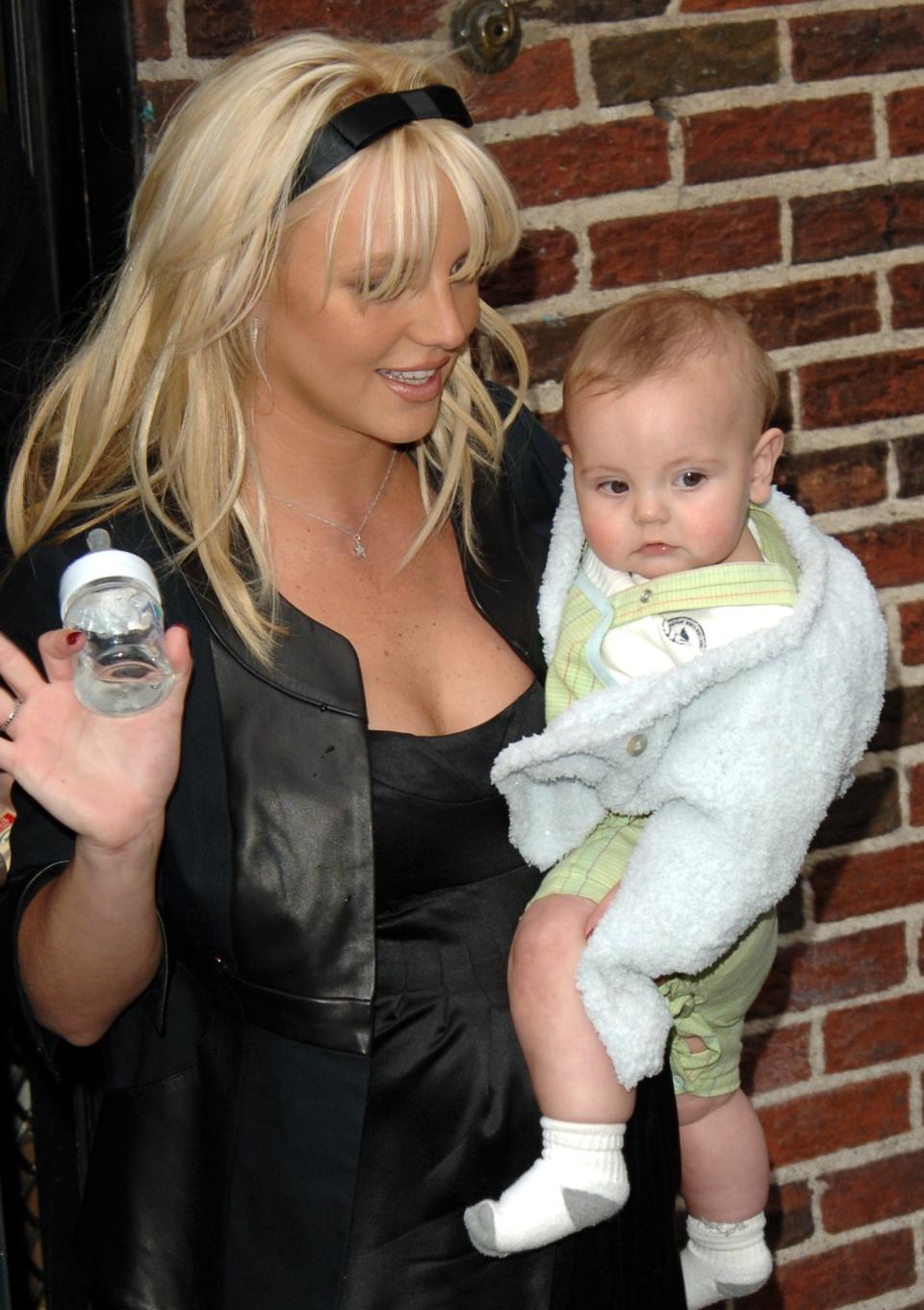 Britney Spears and her son Sean Preston