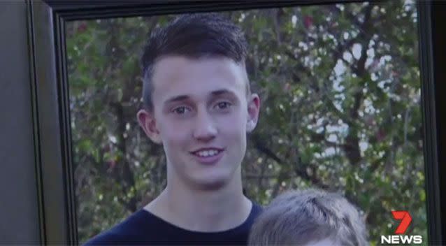 Fifteen-year-old Mitchell Chase. Picture: 7 News