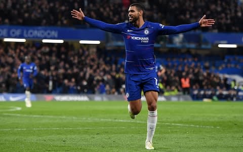 Ruben Loftus-Cheek of Chelsea celebrates after scoring  - Credit: GETTY IMAGES