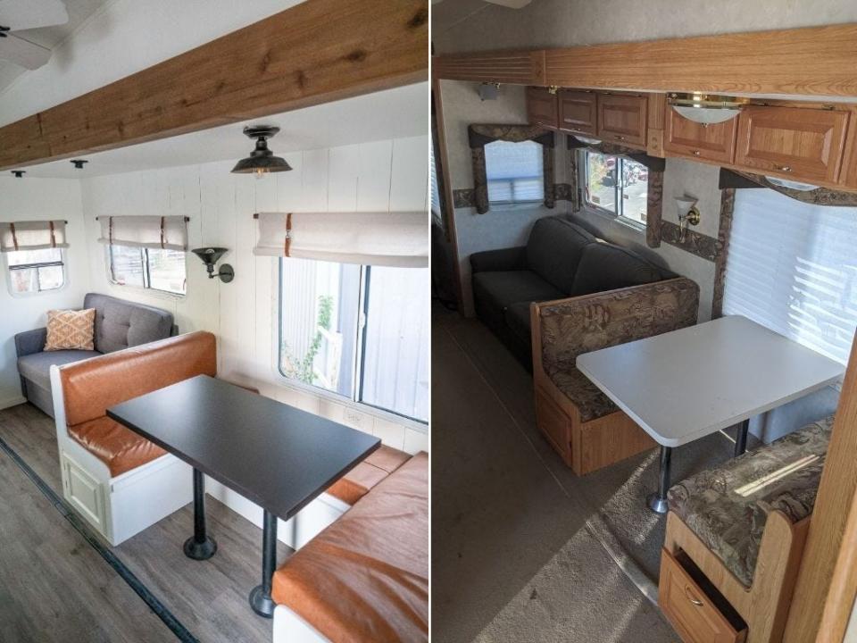 Tilbys RV Reno before and after - Copyright: The Flippin Tilbys