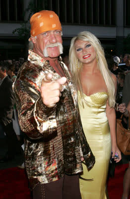 Hulk Hogan and Brooke Hogan at the New York premiere of Paramount Pictures' War of the Worlds