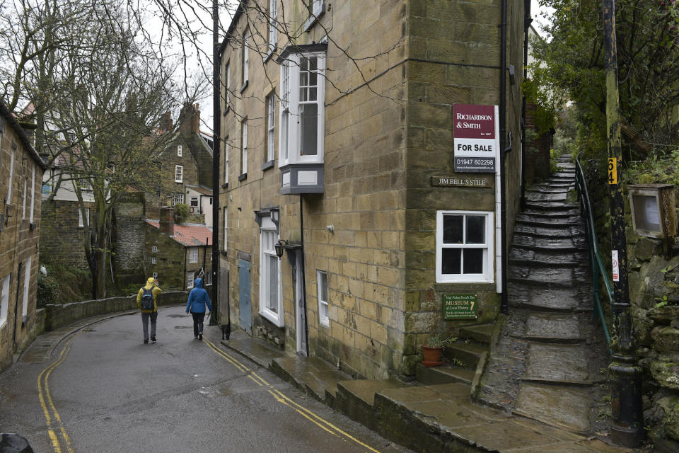 Robin Hood's Bay is well known for its scenic coastal location - but locals say they're now outnumbered by holiday lets. (Reach)