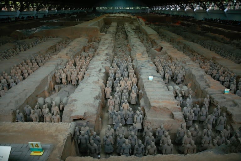 The Terracotta Army in Xian is at the centre of a bitter row, with patriots and scholars dismissing as impossible theories they could have been inspired by Greek sculpture