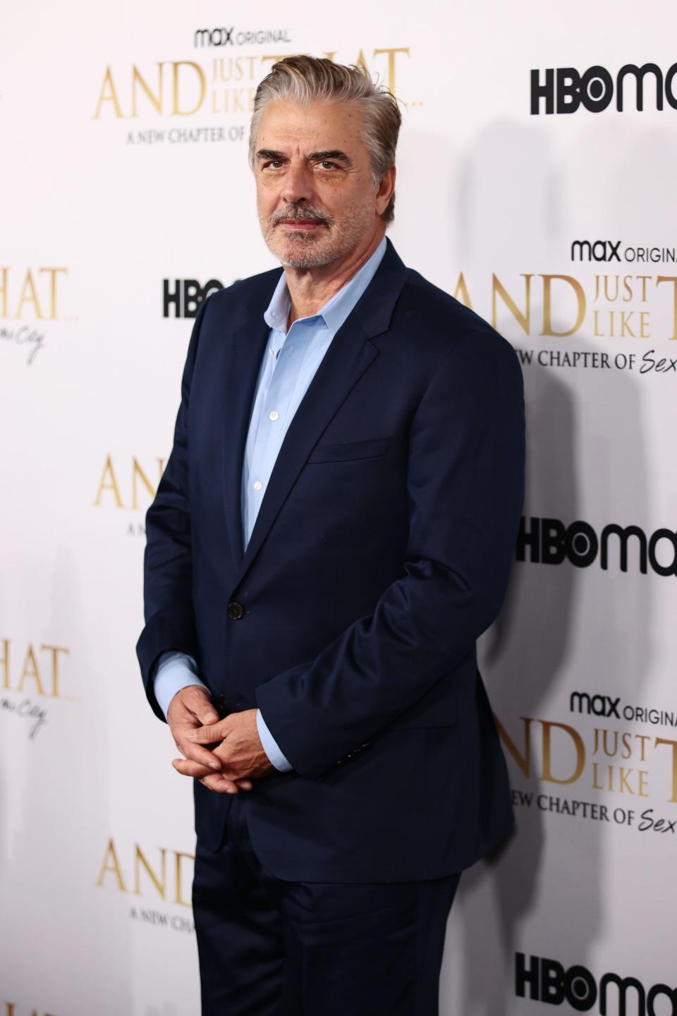 Chris Noth attends HBO Max's premiere of "And Just Like That" at Museum of Modern Art on December 08, 2021 in New York City.