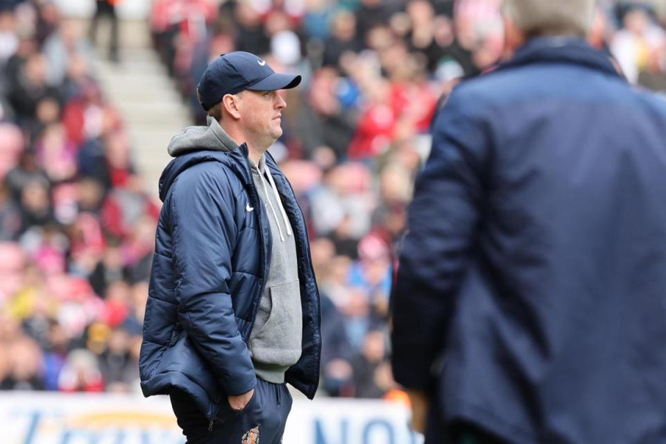 Mike Dodds watches on during Sunderland's home defeat to Millwall <i>(Image: Ian Horrocks)</i>