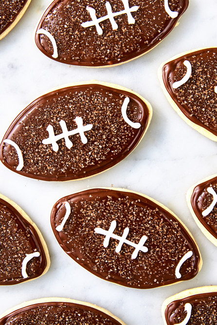 football cookies