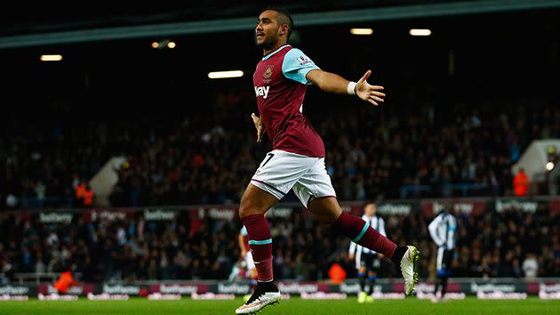 Dimitri Payet has been on fire for the Hammers. Image: Getty