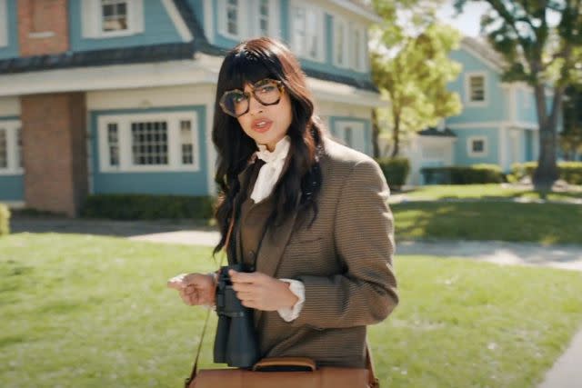 <p>e.l.f. SKIN</p> Jameela Jamil in e.l.f. SKIN's "Peculiar Behavior" commercial.