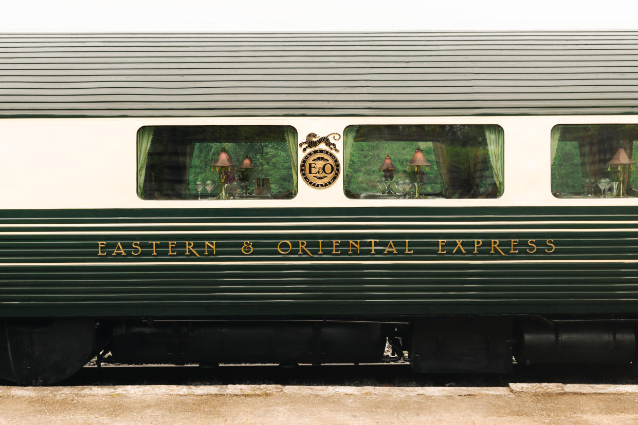 Eastern & Oriental Express train exterior (Photo: Ludovic Balay)