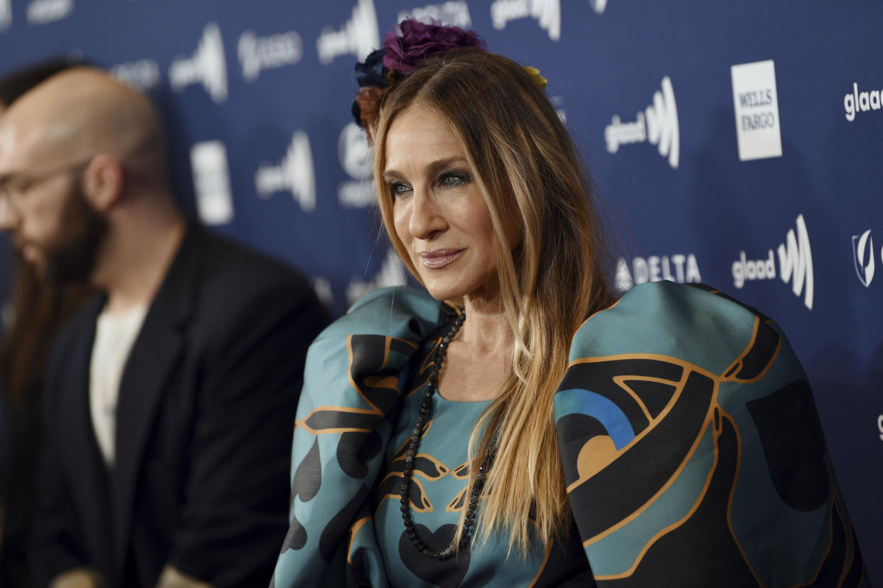 Sarah Jessica Parker attends the 30th annual GLAAD Media Awards at the New York Hilton Midtown on Saturday, May 4, 2019, in New York. (Photo by Evan Agostini/Invision/AP)