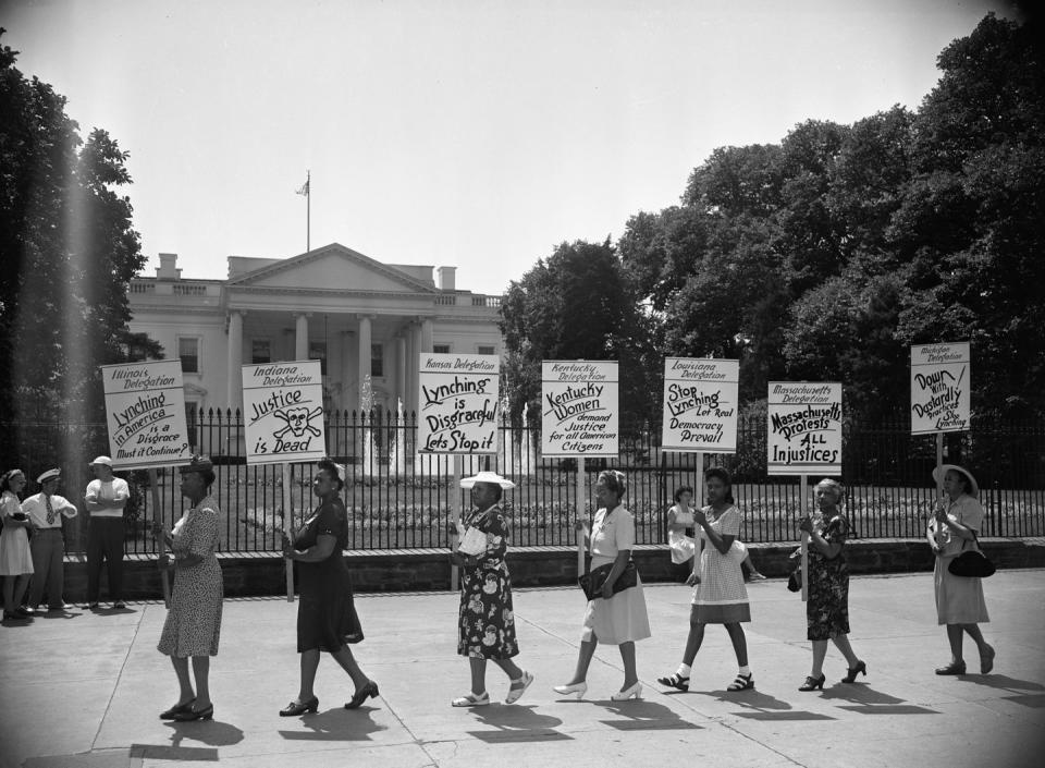 Late 1940s — Anti-Lynching Protests