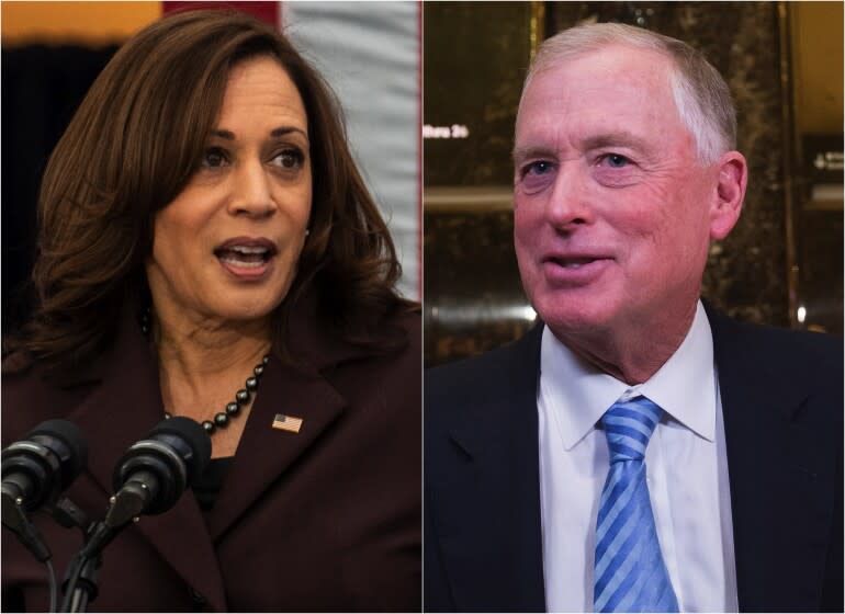 Kamala Harris and Dan Quayle.