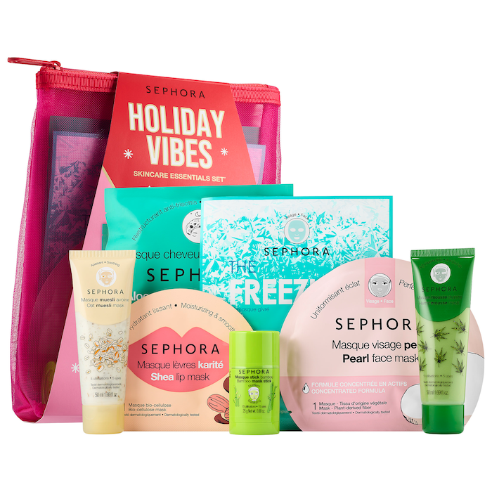 Sephora Collection Holiday Vibes - 7 Piece Skincare Essentials Set. Image via Sephora.