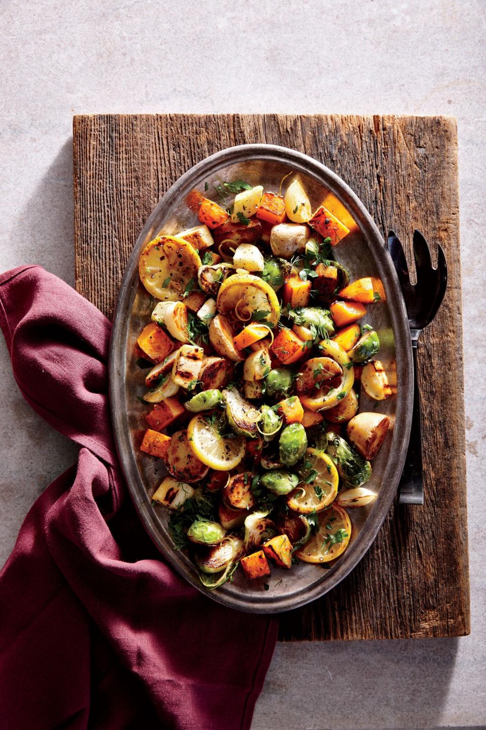 Lemon-Herb Sheet Pan Roasted Vegetables