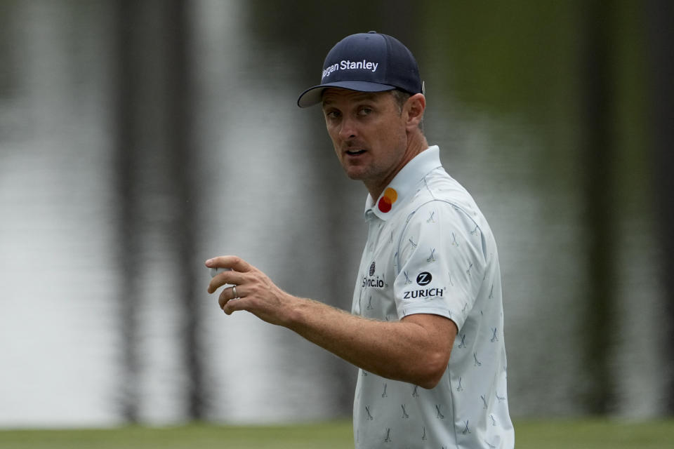 Justin Rose had a fantastic first round at the Masters. (AP Photo/David J. Phillip)