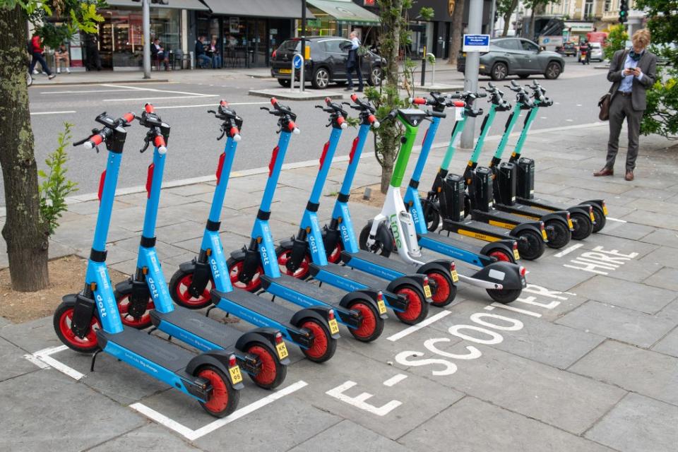 E-scooters have become increasingly popular in the capital (PA Wire)