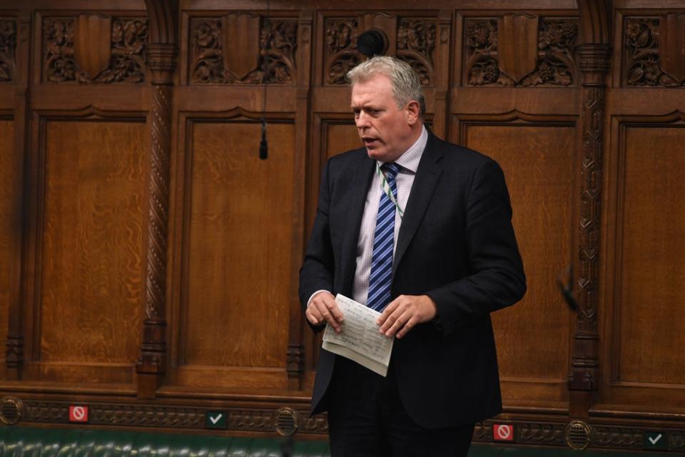 James Sunderland MP said the Government had shown ‘weakness’ over its handling of the sleaze row (UK Parliament/Jessica Taylor/PA) (PA Media)