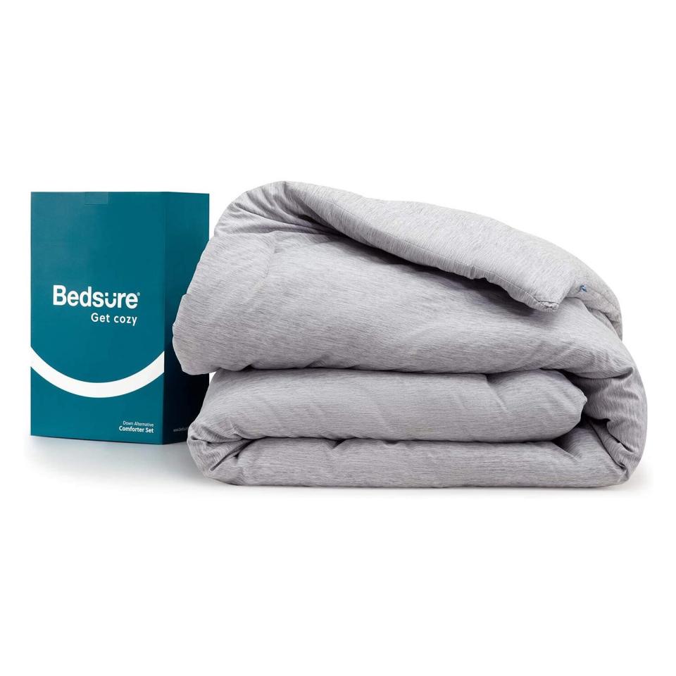 Bedsure Grey Queen Comforter Set