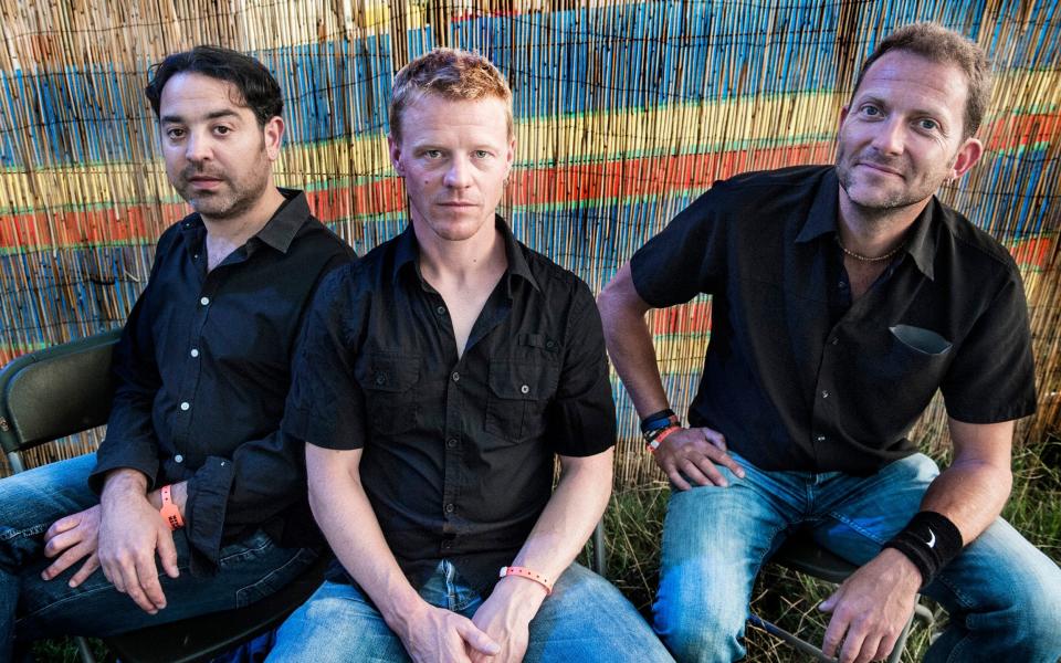 Paul Sartin, left, with Benji Kirkpatrick, centre, and Saul Rose, right, in the trio Faustus - Judith Burrows 